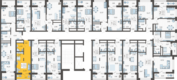 15,8 м², квартира-студия 10 500 000 ₽ - изображение 126