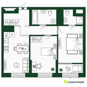 59,3 м², 2-комнатные апартаменты 11 770 000 ₽ - изображение 48