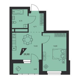 37,5 м², 1-комнатная квартира 5 230 000 ₽ - изображение 19