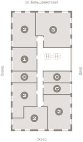 52,2 м², 2-комнатная квартира 8 100 000 ₽ - изображение 22