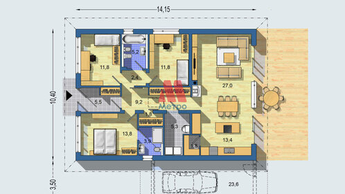 88 м² дом, 10 соток участок 4 500 000 ₽ - изображение 13