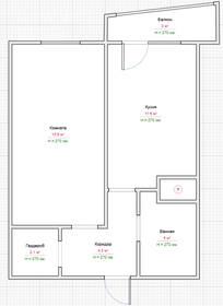 Квартира 38,4 м², 1-комнатная - изображение 1