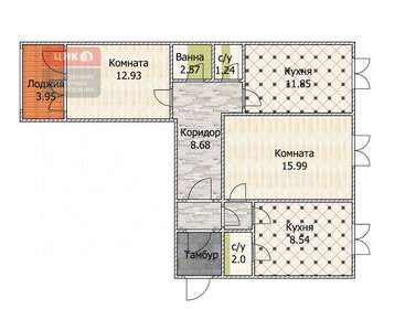66,2 м², 3-комнатная квартира 3 700 000 ₽ - изображение 35