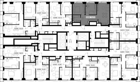 55,7 м², 2-комнатная квартира 19 520 064 ₽ - изображение 38