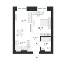 41,2 м², 2-комнатная квартира 8 900 000 ₽ - изображение 86