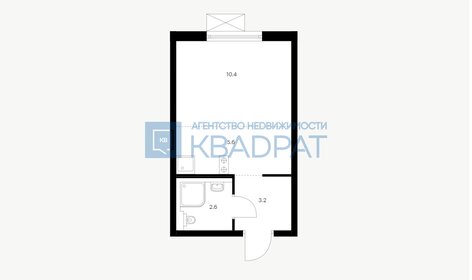 Квартира 20,2 м², студия - изображение 1