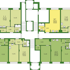 Квартира 41,5 м², 1-комнатная - изображение 2