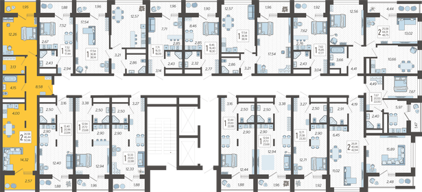 68 м², 2-комнатная квартира 18 000 000 ₽ - изображение 54