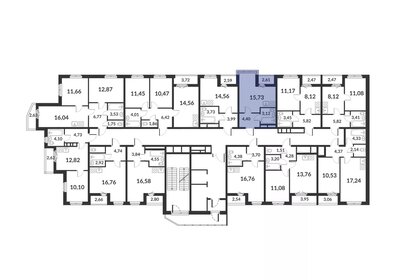 26,6 м², апартаменты-студия 5 958 400 ₽ - изображение 2