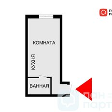 Квартира 16,7 м², студия - изображение 4