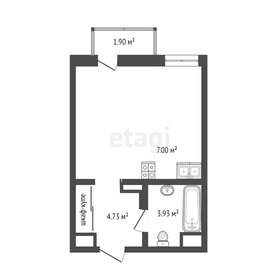 Квартира 26,7 м², студия - изображение 1