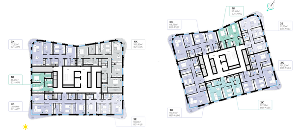 87,7 м², 4-комнатная квартира 53 200 000 ₽ - изображение 130