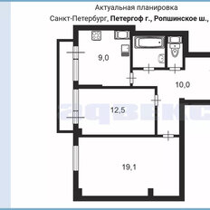 Квартира 54,7 м², 2-комнатная - изображение 2