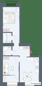55,3 м², 2-комнатная квартира 6 800 000 ₽ - изображение 71
