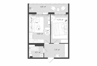 39,7 м², 2-комнатная квартира 5 134 000 ₽ - изображение 32