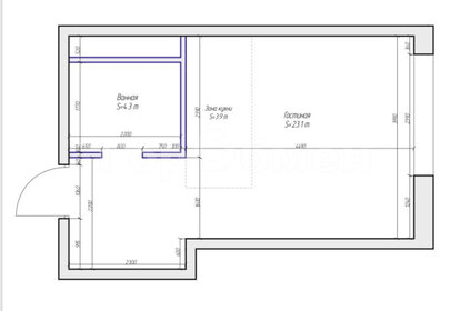 Квартира 26,9 м², студия - изображение 1