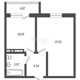 Квартира 41,3 м², 1-комнатная - изображение 1