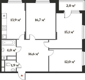 82,6 м², 3-комнатная квартира 15 000 000 ₽ - изображение 58