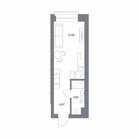 21 м², квартира-студия 6 000 000 ₽ - изображение 17