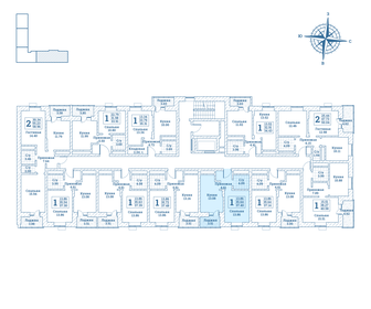 Квартира 37,4 м², 1-комнатная - изображение 2