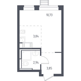 21 м², квартира-студия 7 200 000 ₽ - изображение 1