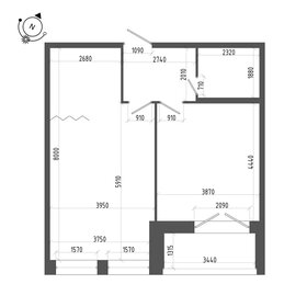 22,3 м², квартира-студия 4 990 000 ₽ - изображение 109