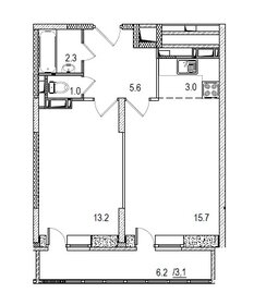 66,7 м², 2-комнатная квартира 6 150 000 ₽ - изображение 36