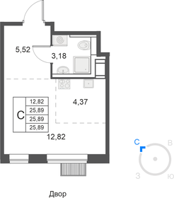 Квартира 25,9 м², студия - изображение 1