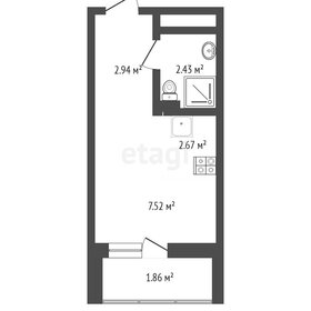 Квартира 17,5 м², студия - изображение 1