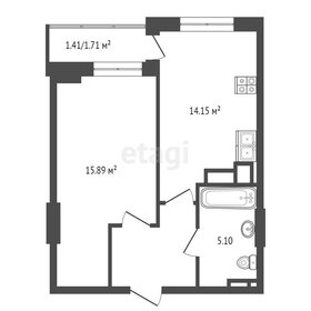 Квартира 40,5 м², 1-комнатная - изображение 2