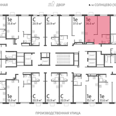 Квартира 36,6 м², 1-комнатная - изображение 2