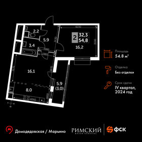 56,7 м², 2-комнатная квартира 12 459 031 ₽ - изображение 76