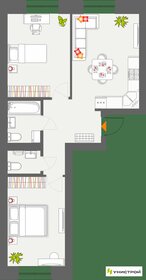 52 м², 2-комнатная квартира 6 650 000 ₽ - изображение 12