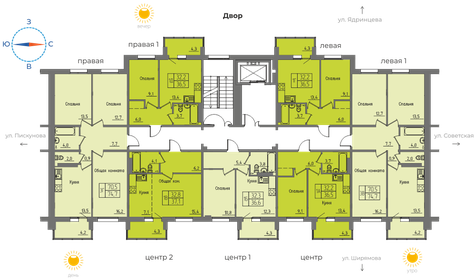 82 м², 3-комнатная квартира 8 899 000 ₽ - изображение 37