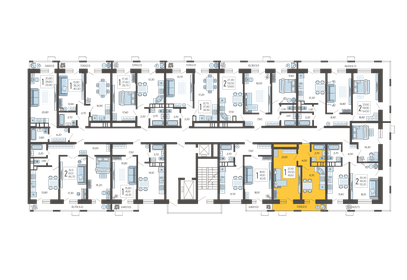 40,1 м², 1-комнатная квартира 8 500 000 ₽ - изображение 30