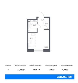 19,9 м², квартира-студия 6 150 000 ₽ - изображение 58