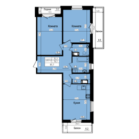 65,7 м², 3-комнатная квартира 10 498 000 ₽ - изображение 27