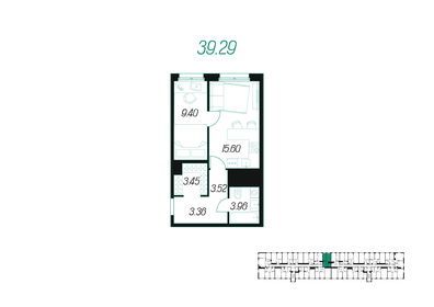 48 м², 2-комнатная квартира 4 400 000 ₽ - изображение 75