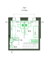 Квартира 67,4 м², 4-комнатная - изображение 3