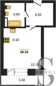 28,8 м², квартира-студия 4 750 000 ₽ - изображение 85