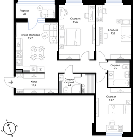 85 м², 4-комнатная квартира 12 250 000 ₽ - изображение 107