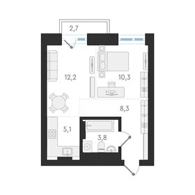 38,6 м², 2-комнатная квартира 8 450 000 ₽ - изображение 14