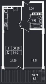 80,3 м², 1-комнатные апартаменты 16 000 000 ₽ - изображение 54