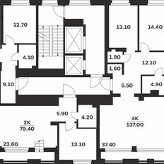 Квартира 122,9 м², 4-комнатная - изображение 3