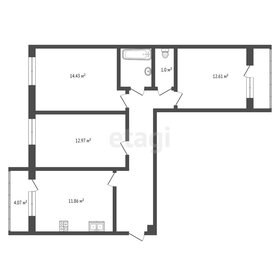 Квартира 73,3 м², 3-комнатная - изображение 1