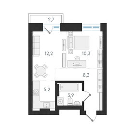 43,9 м², 2-комнатная квартира 6 500 000 ₽ - изображение 81