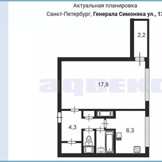 Квартира 32 м², 1-комнатная - изображение 1