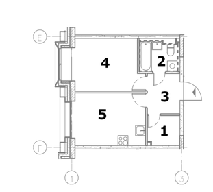 30 м², 1-комнатная квартира 3 199 000 ₽ - изображение 57