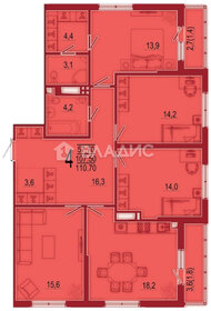 Квартира 110 м², 3-комнатная - изображение 1