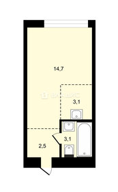 Квартира 23,4 м², студия - изображение 1